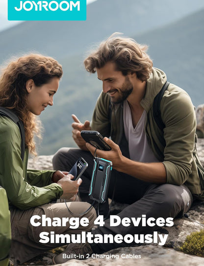 Ekstern batteri Joyroom JR-L017, 10000mAh, 22.5W, QC + PD, 1 x Lightning - 1 x USB-A - 2 x USB-C, Svart