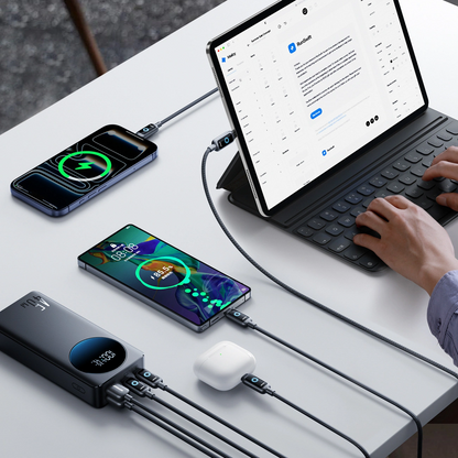 Ekstern batteri Joyroom JR-PBF02 Pro, 20000mAh, 45W, QC + PD, 2 x USB-A - 2 x USB-C, Svart
