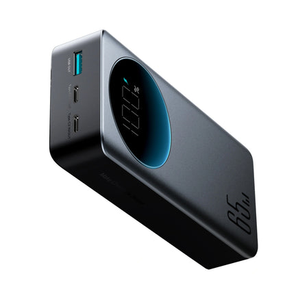 Joyroom JR-PBF05 Pro Ekstern Batteri, 30000mAh, 65W, QC + PD, 1 x USB-A - 2 x USB-C, Svart
