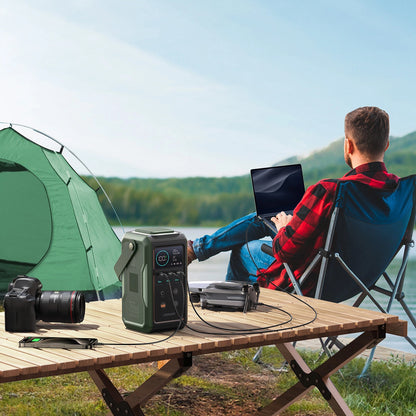 Ekstern batteri Joyroom JR-PBF10, 75000mAh, 100W, QC + PD, 3 x USB-A - 3 x USB-C, Grønn