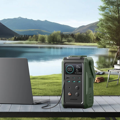 Ekstern batteri Joyroom JR-PBF10, 75000mAh, 100W, QC + PD, 3 x USB-A - 3 x USB-C, Grønn
