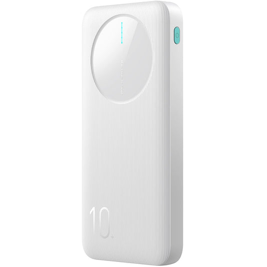 Ekstern batteri Joyroom JR-PBF12, 10000mAh, 12W, 1 x USB-C - 2 x USB-A, Hvit