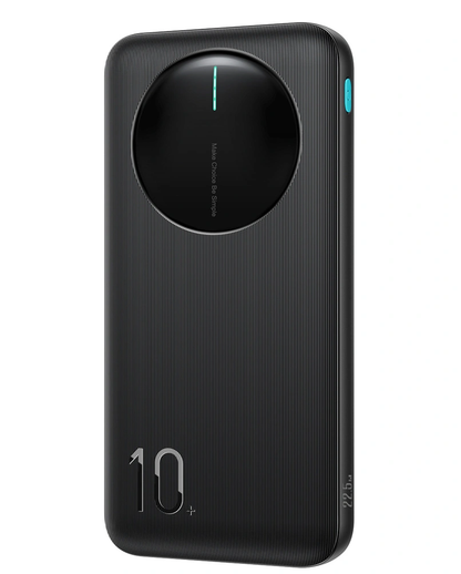 Ekstern batteri Joyroom JR-PBF12 Pro, 10000mAh, 22.5W, QC + PD, 1 x USB-C - 2 x USB-A, Svart