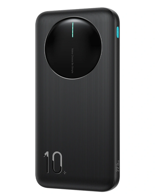 Ekstern batteri Joyroom JR-PBF12 Pro, 10000mAh, 22.5W, QC + PD, 1 x USB-C - 2 x USB-A, Svart
