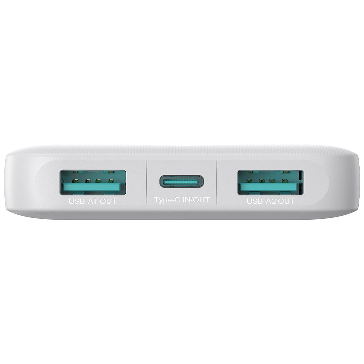 Ekstern batteri Joyroom JR-PBF12, 10000mAh, 12W, 1 x USB-C - 2 x USB-A, Hvit