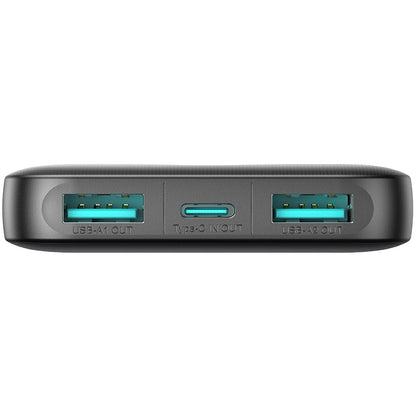 Ekstern Batteri Joyroom JR-PBF13, 5000mAh, 12W, 1 x USB-C - 2 x USB-A, Svart
