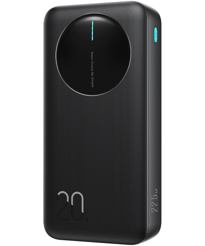 Ekstern batteri Joyroom JR-PBF14 Pro, 20000mAh, 22.5W, QC + PD, 1 x USB-C - 2 x USB-A, Svart