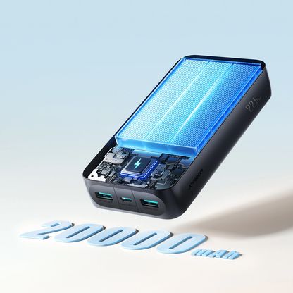 Ekstern batteri Joyroom JR-PBF14 Pro, 20000mAh, 22.5W, QC + PD, 1 x USB-C - 2 x USB-A, Svart