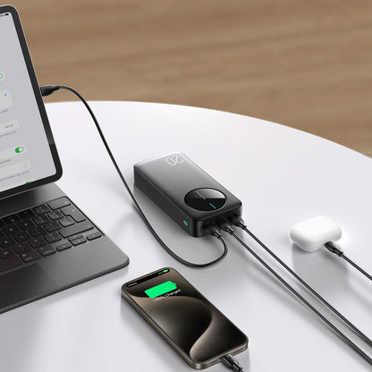 Ekstern batteri Joyroom JR-PBF14, 20000mAh, 12W, 1 x USB-C - 2 x USB-A, Svart