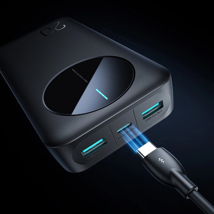 Ekstern batteri Joyroom JR-PBF14, 20000mAh, 12W, 1 x USB-C - 2 x USB-A, Svart