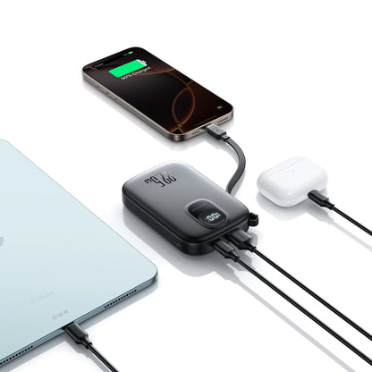 Ekstern Batteri Joyroom JR-PBF17, 10000mAh, 22.5W, QC + PD, 1 x USB-A - 2 x USB-C, Svart