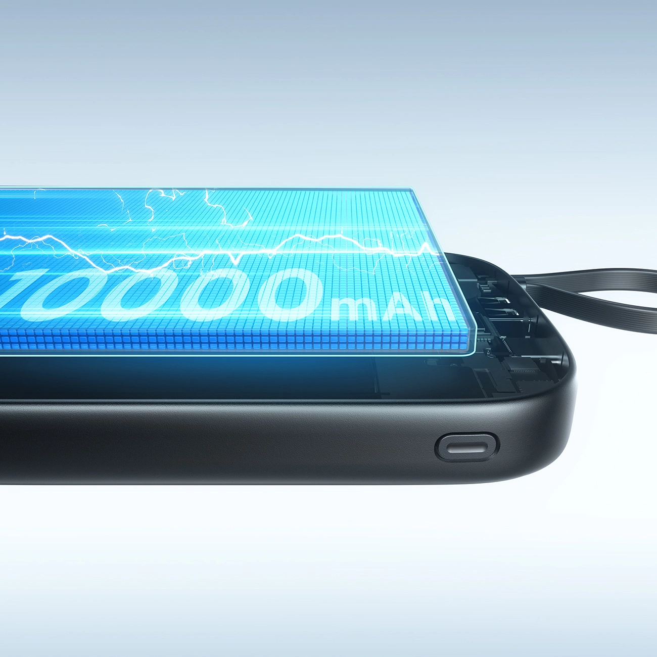 Ekstern Batteri Joyroom JR-PBF18, 10000mAh, 22.5W, QC + PD, 1 x Lightning - 1 x USB-A - 1 x USB-C, Svart