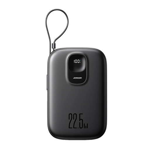 Ekstern Batteri Joyroom JR-PBF18, 10000mAh, 22.5W, QC + PD, 1 x Lightning - 1 x USB-A - 1 x USB-C, Svart