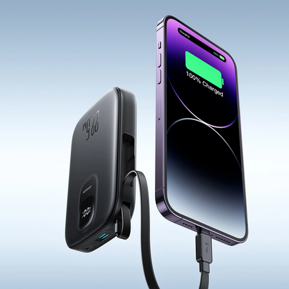 Ekstern Batteri Joyroom JR-PBF18, 10000mAh, 22.5W, QC + PD, 1 x Lightning - 1 x USB-A - 1 x USB-C, Svart
