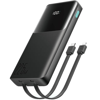 Ekstern Batteri Joyroom JR-PBF19, 10000mAh, 22.5W, QC + PD, 1 x Lightning - 1 x USB-A - 2 x USB-C, Svart