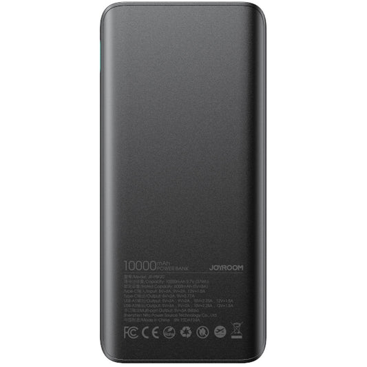Ekstern Batteri Joyroom JR-PBF20, 10000mAh, 25W, QC + PD, 1 x USB-C - 2 x USB-A, Svart