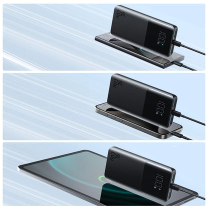 Ekstern Batteri Joyroom JR-PBF20, 10000mAh, 25W, QC + PD, 1 x USB-C - 2 x USB-A, Svart