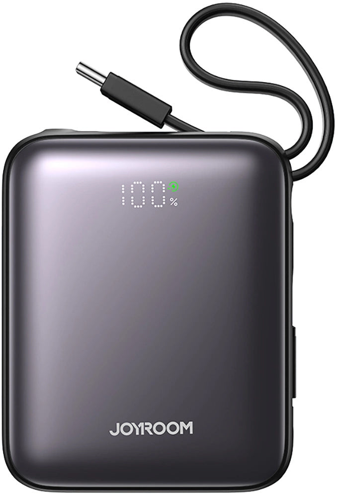 Ekstern batteri Joyroom JR-PBF27, 10000mAh, 22.5W, PD, 1 x Lightning - 2 x USB-C, Svart