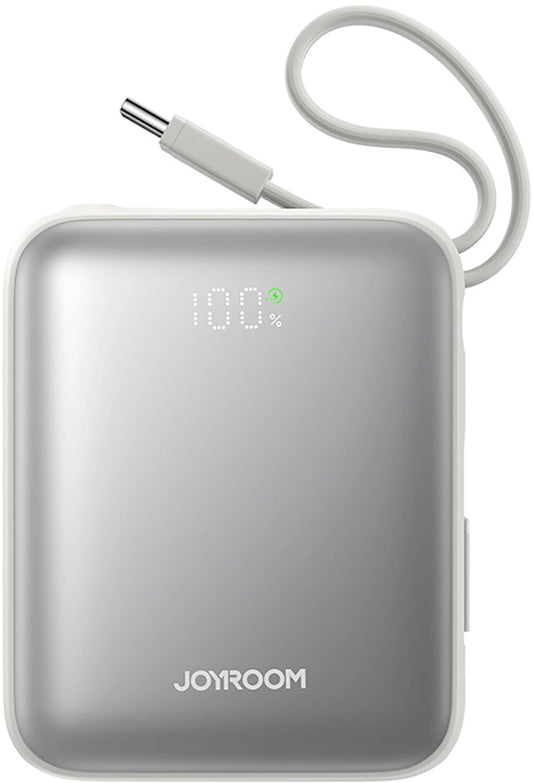 Ekstern batteri Joyroom JR-PBF27, 10000mAh, 22.5W, PD, 1 x Lightning - 2 x USB-C, Hvit
