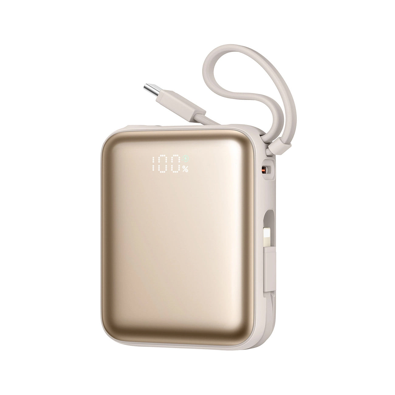 Ekstern batteri Joyroom JR-PBF27, 10000mAh, 22.5W, PD, 1 x Lightning - 2 x USB-C, Gull