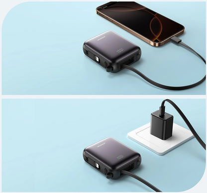 Ekstern batteri Joyroom JR-PBF27, 10000mAh, 22.5W, PD, 1 x Lightning - 2 x USB-C, Svart