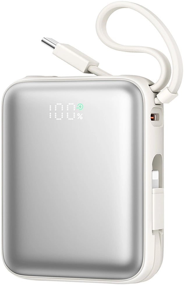 Ekstern batteri Joyroom JR-PBF27, 10000mAh, 22.5W, PD, 1 x Lightning - 2 x USB-C, Hvit