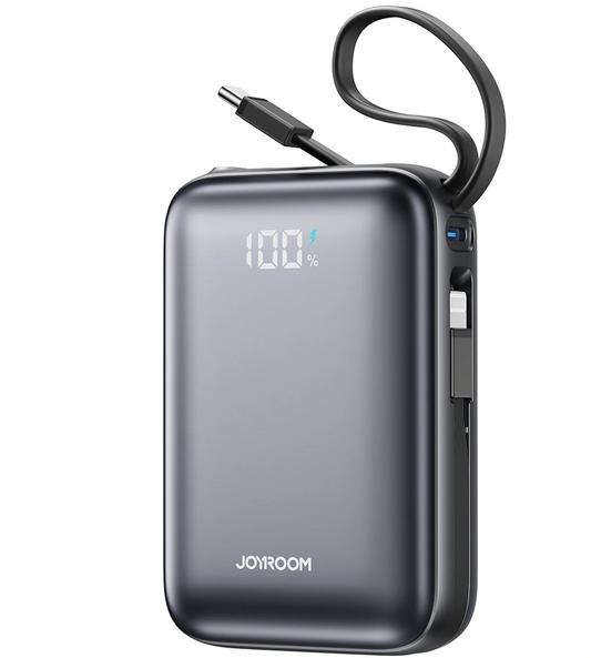 Ekstern batteri Joyroom JR-PBF29, 20000mAh, 22.5W, QC + PD, 1 x Lightning - 2 x USB-C, Svart