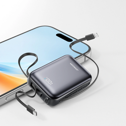 Ekstern batteri Joyroom JR-PBF29, 20000mAh, 22.5W, QC + PD, 1 x Lightning - 2 x USB-C, Svart