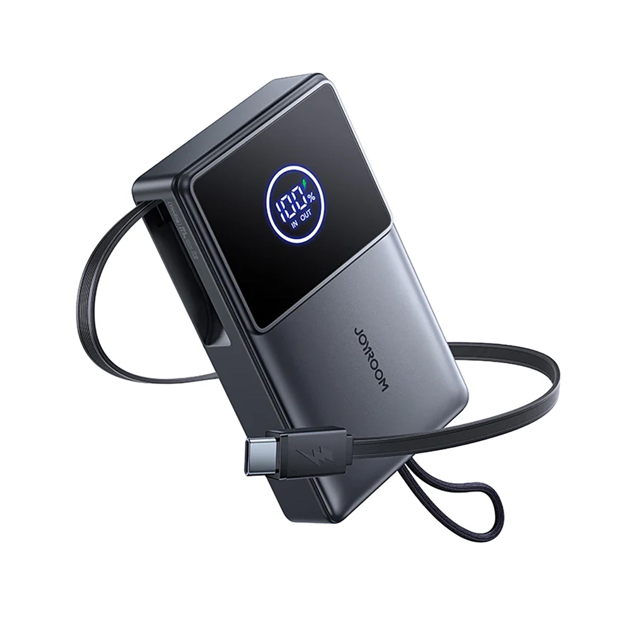 Ekstern batteri Joyroom JR-PR1, 10000mAh, 22.5W, PD, 2 x USB-C, Grå