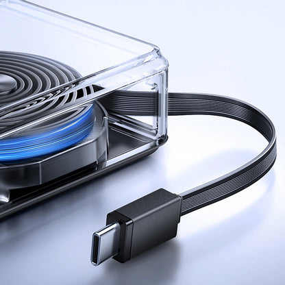 Ekstern batteri Joyroom JR-PR1, 10000mAh, 22.5W, PD, 2 x USB-C, Grå
