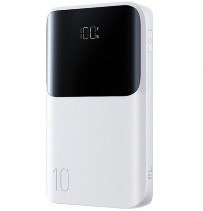 Ekstern Batteri Joyroom JR-QP191, 10000mAh, 22.5W, QC + PD, 1 x USB-A - 2 x USB-C, Hvit