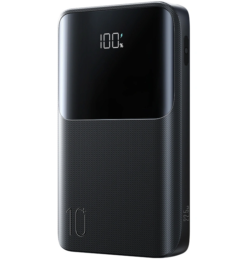 Ekstern Batteri Joyroom JR-QP191, 10000mAh, 22.5W, QC + PD, 1 x USB-A - 2 x USB-C, Svart