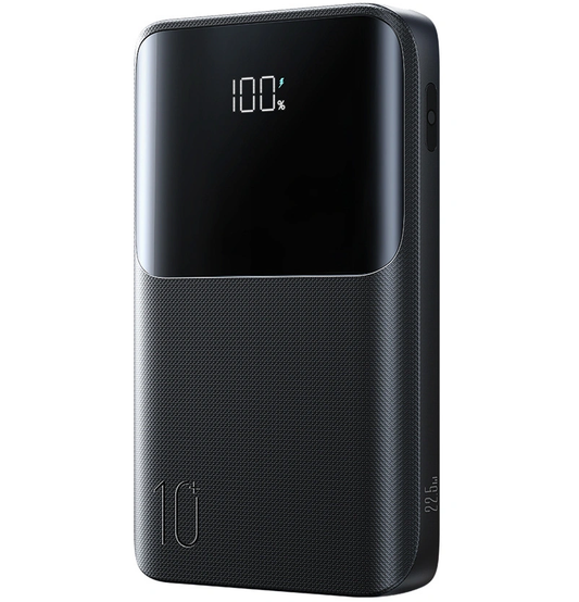 Ekstern Batteri Joyroom JR-QP191, 10000mAh, 22.5W, QC + PD, 1 x USB-A - 2 x USB-C, Svart