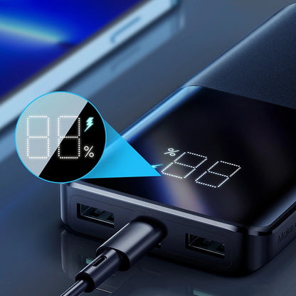 Ekstern batteri Joyroom JR-QP191, 10000mAh, 22.5W, QC + PD, 1 x USB-C - 2 x USB-A, Svart