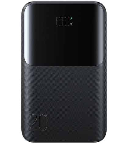 Ekstern batteri Joyroom JR-QP192, 20000mAh, 22.5W, QC + PD, 1 x USB-A - 2 x USB-C, Svart