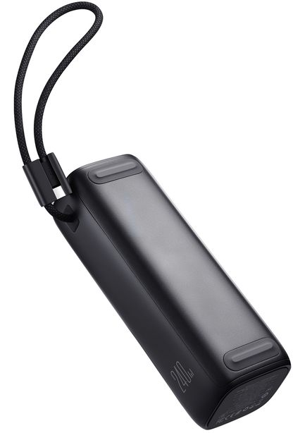 Joyroom PODIX PR70 powerbank, 25000 mAh, 240 W, QC + PD, 1 x USB-A – 3 x USB-C, svart