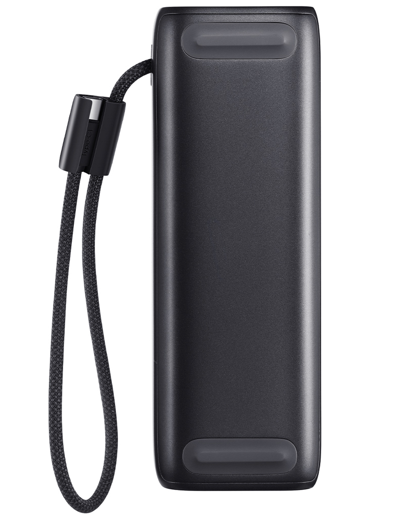Joyroom PODIX PR70 powerbank, 25000 mAh, 240 W, QC + PD, 1 x USB-A – 3 x USB-C, svart