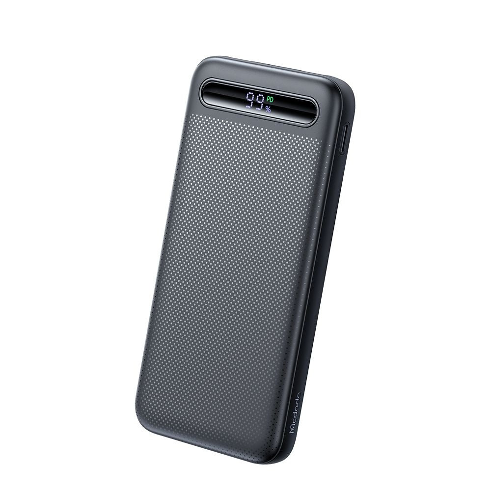 Ekstern batteri McDodo MC-3881 Star, 10000mAh, 22.5W, QC + PD, 2 x USB-A - 1 x USB-C, Svart