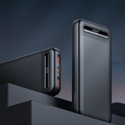 Ekstern batteri McDodo MC-3881 Star, 10000mAh, 22.5W, QC + PD, 2 x USB-A - 1 x USB-C, Svart