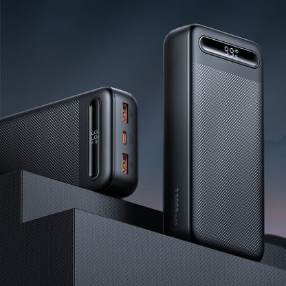 Ekstern batteri McDodo MC-3891 Star, 20000mAh, 22.5W, QC + PD, 2 x USB-A - 1 x USB-C, Svart