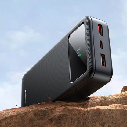 Ekstern batteri McDodo MC-4230, 20000mAh, 22.5W, QC + PD, 2 x USB-A - 1 x USB-C, Svart