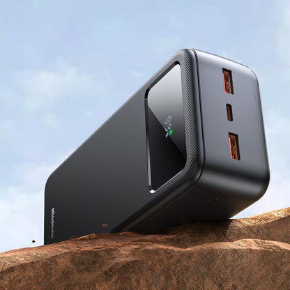 Ekstern batteri McDodo MC-4240, 30000mAh, 22.5W, QC + PD, 2 x USB-A - 1 x USB-C, Svart