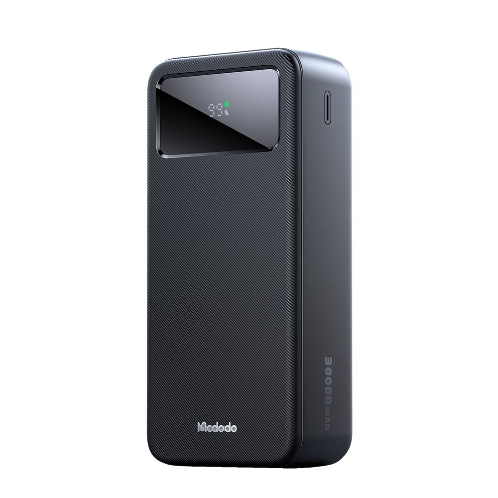 Ekstern batteri McDodo MC-4240, 30000mAh, 22.5W, QC + PD, 2 x USB-A - 1 x USB-C, Svart
