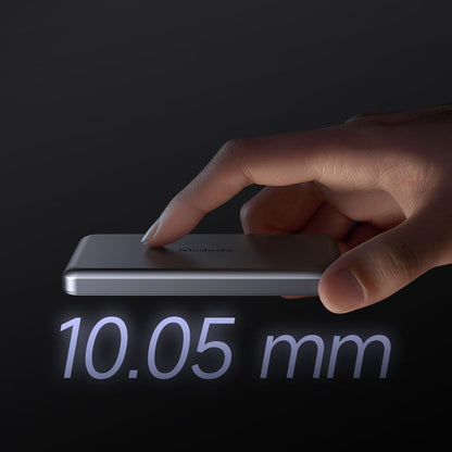 Ekstern trådløs batteri McDodo MC-4641 Meta, 5000mAh, 20W, PD + FQI, 1 x QI - 1 x USB-C, Svart