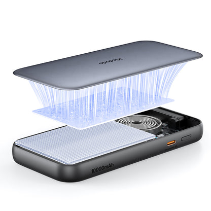 Ekstern batteri McDodo MC-5920 MetaFree, 10000mAh, 45W, PD, 2 x USB-C, Grå