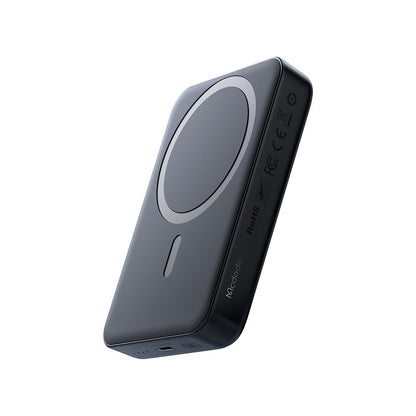 Trådløs Ekstern Batteri McDodo MC-5931 Ambilight, 10000mAh, 30W, PD + FQI, 1 x QI - 1 x USB-C, Svart