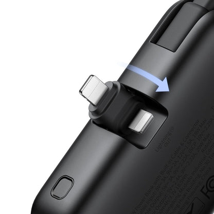 Ekstern batteri McDodo MC-7800 Freekit, 5000mAh, 22.5W, PD, 1 x Lightning - 2 x USB-C, Svart