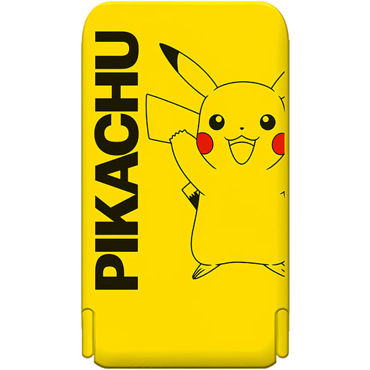 Trådløs ekstern batteri OTL Pokemon Pikatchu, 5000mAh, 20W, PD + FQI, 1 x QI - 1 x USB-C, Gul PK1191