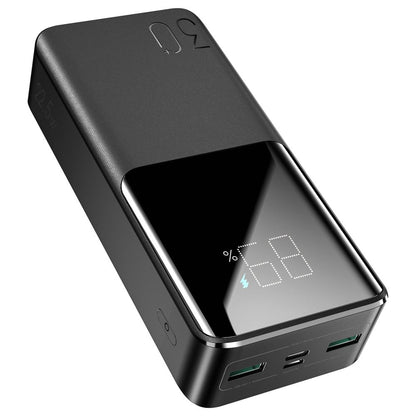Ekstern batteri Joyroom JR-QP193, 30000mAh, 22,5W, QC + PD, 1 x USB-C - 2 x USB-A, Svart