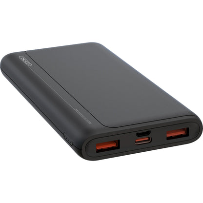 Ekstern batteri XO Design PR127, 20000mAh, 22.5W, QC + PD, 1 x USB-C - 2 x USB-A, Svart